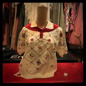 1980’s Folk Blouse